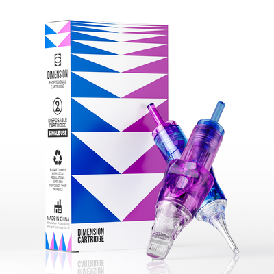 kupować 20 sztuk okrągły liner tatuaż igły wkład 0,3 mm 0,25 mm podwójny kolor długa krawędź produkcja online