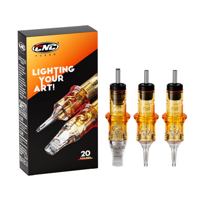 CNC Fuego Stal Nierdzewna Okrągły Shader Igły Tatuażowe Jednorazowe Igły Magnum Tatuaż 0,30mm Karton Tatuażowy Igła Stal Nierdzewna EO Gazowe Sterylizowane Igły Tatuażowe CNC