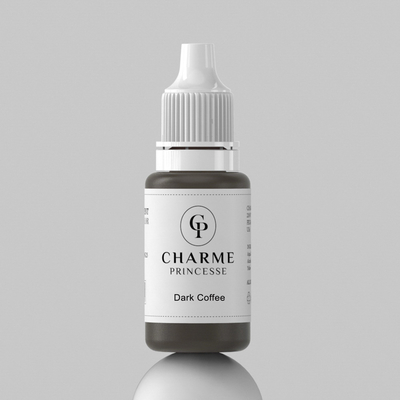 Ciemna kawa Pigment do tatuażu brwi 15 ml Pigment do makijażu stałego