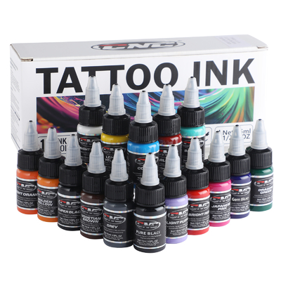 15 ml 16 kolorowe tusze do tatuaży